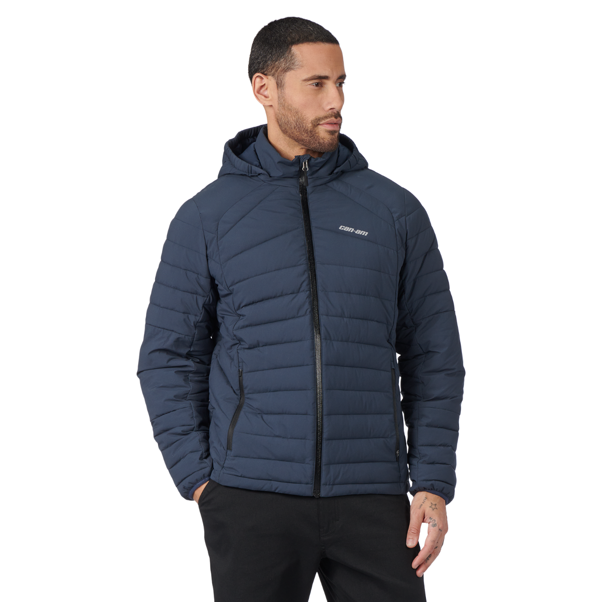 Men's Puffer Hooded Jacket