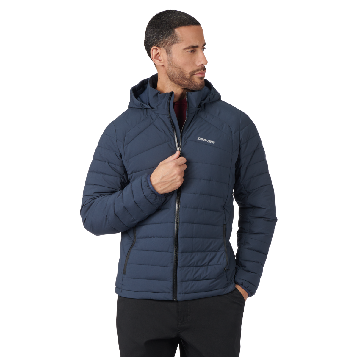 Men's Puffer Hooded Jacket