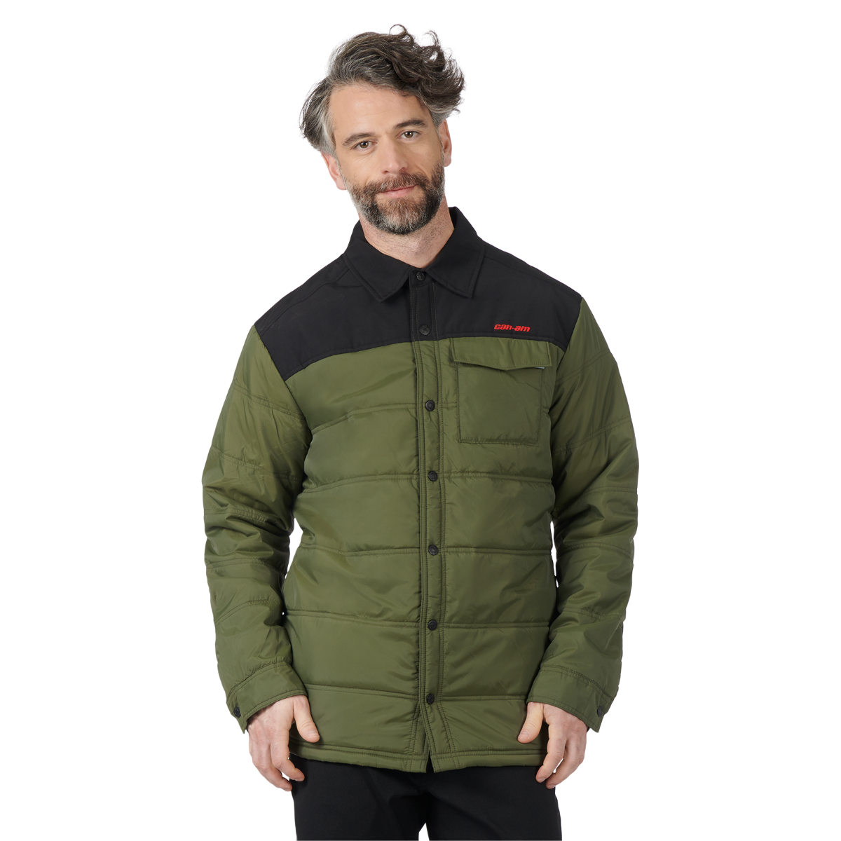 Men's Hybrid Puffer Overshirt