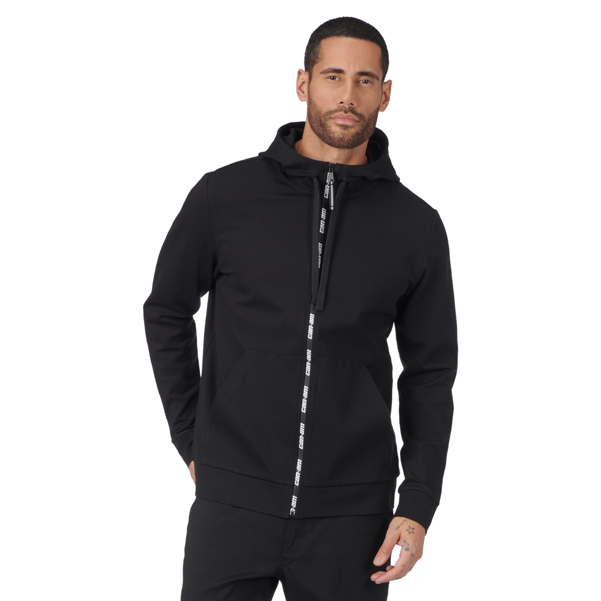 Men's Zip-Up Ponte Hoodie