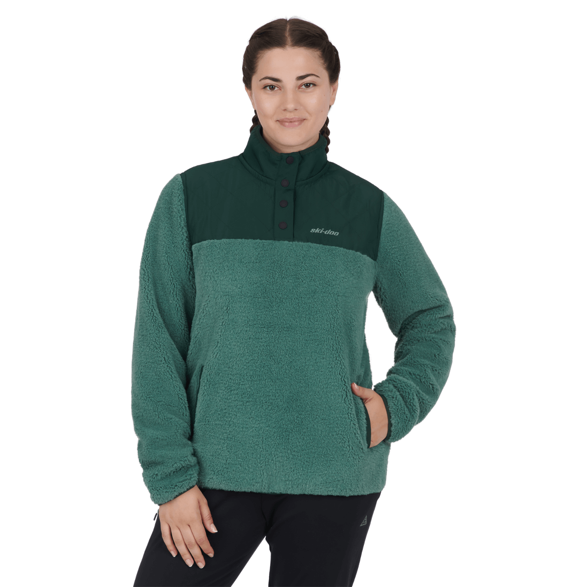 Women's Pullover Fleece 1/4 Snap