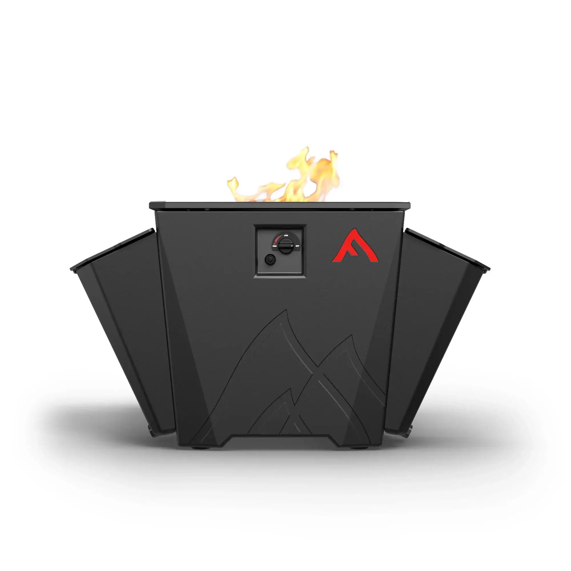 Floating Flame Portable Fire Pit side view