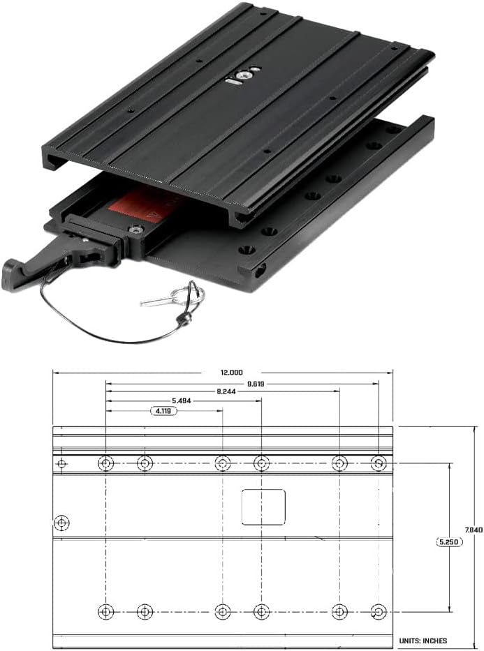 Minn Kota 1854060 Kota MKA-32 Quick Release Bracket with Cover
