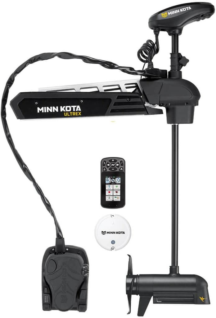 Minn Kota 1368865 Ultrex Trolling Motor - 24V, 80 lbs. 45" Shaft with MEGA Imaging and i-Pilot Link GPS, White