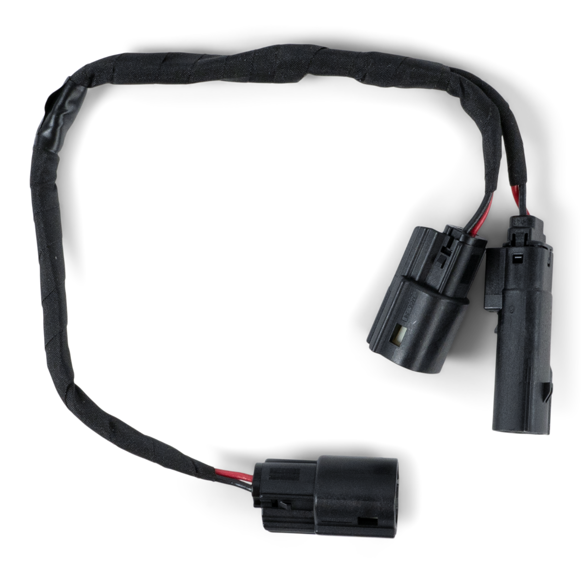 Harness extension for cellphone holder and USB plug