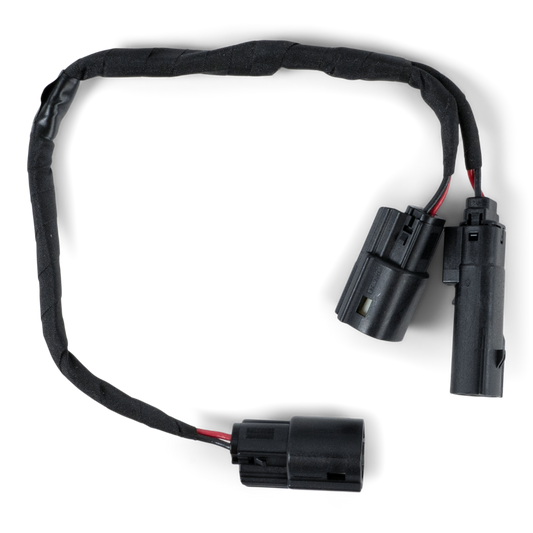 Harness extension for cellphone holder and USB plug