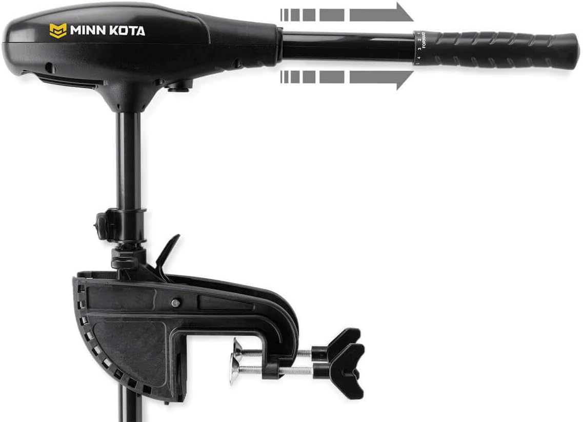 Moteur électrique de pêche à la traîne Minn Kota Endura Max, montage sur tableau arrière, poussée de 25 kg, arbre de 91 cm, eau douce – 1352155M 