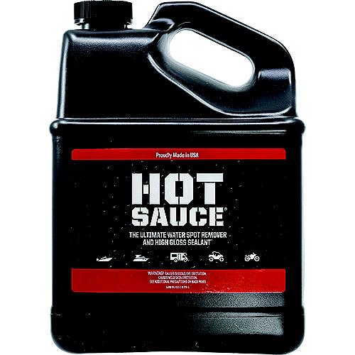 Bling Sauce Hot Sauce Premium Hard Water Spot Remover with High Gloss Seal, 1 US GALLON, HSC03785 | BEST SELLER