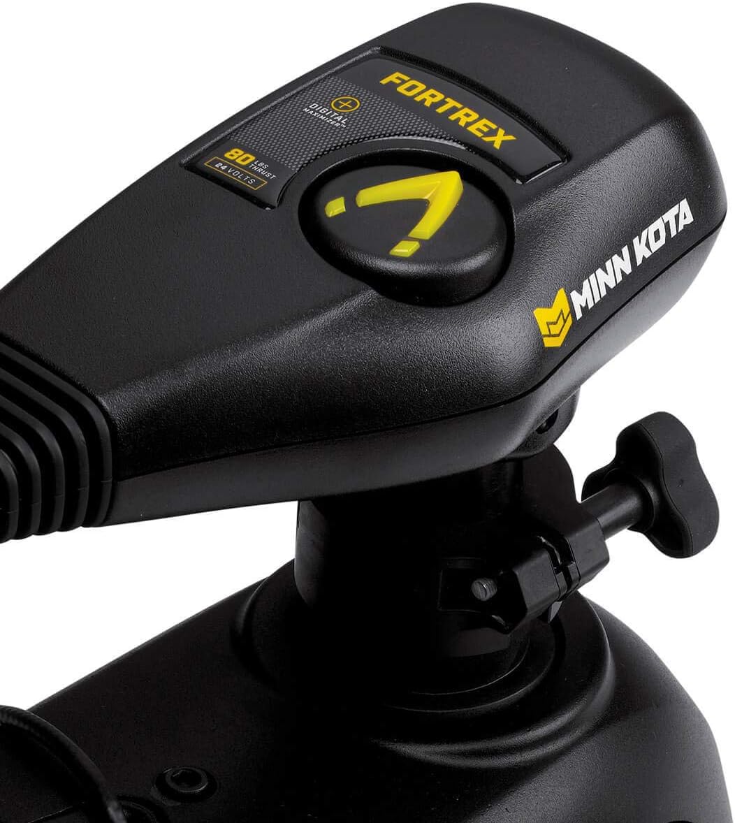 Minn Kota 1368668 Fortrex® Bow Mount Freshwater Trolling Motor, 80 lbs. Thrust, 52" Shaft, 24 Volts w/Dual Spectrum CHIRP