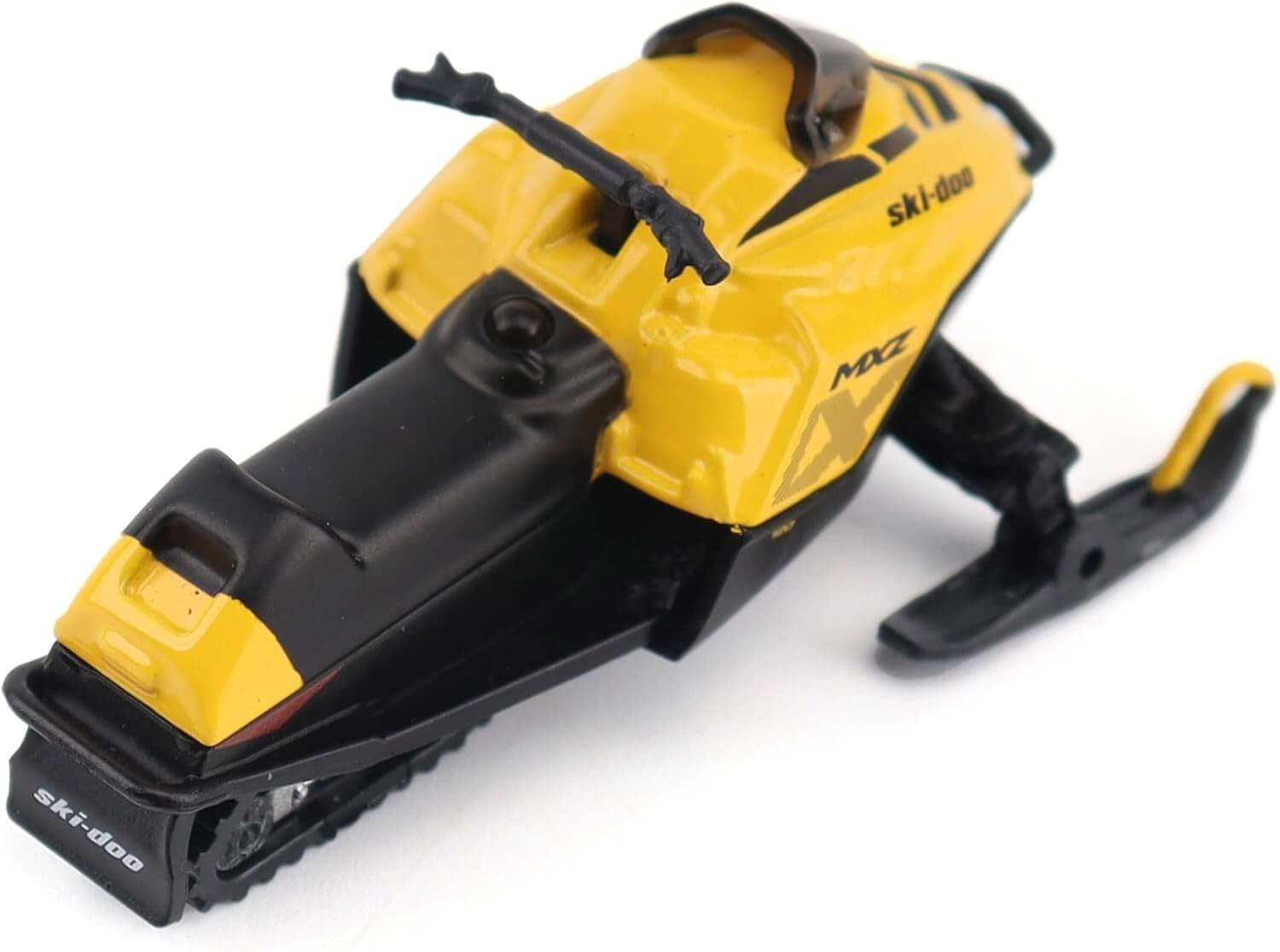 BRP Bombardier 1:32 Scale Diecast Replica – Ski-Doo MXZ Blizzard + MXZ 120cc (Neo Yellow) #60022