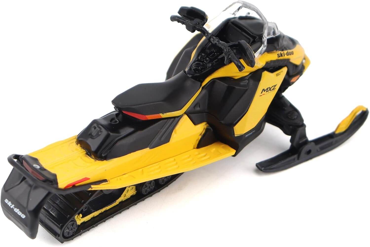 BRP Bombardier 1:32 Scale Diecast Replica – Ski-Doo MXZ Blizzard + MXZ 120cc (Neo Yellow) #60022