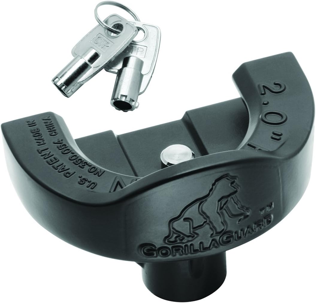Pro Series Gorilla Guard 2" Trailer Coupler Lock, Fits most 2" trailer couplers, 63228 | CLEARANCE