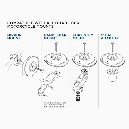 Quad Lock USB Weatherproof Wireless Charging Head