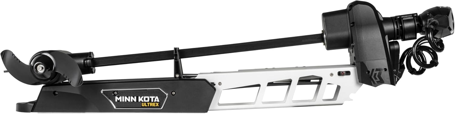 Minn Kota 1368900 Ultrex™ Quest Series Bow Mount Freshwater Trolling Motor, 90 / 115 lbs. Thrust, 45" Shaft, 24 / 36 Volts w/Micro Remote, Foot Pedal & Dual Spectrum CHRP Sonar