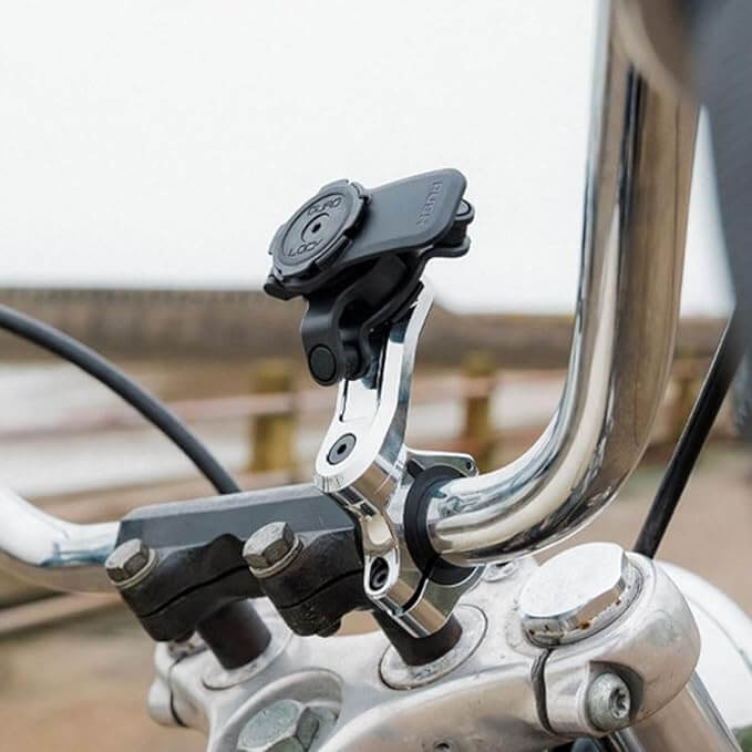 Quad Lock Motorcycle Handlebar Mount PRO Chrome - Large