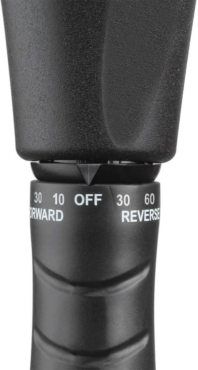 Minn Kota throttle handle close up