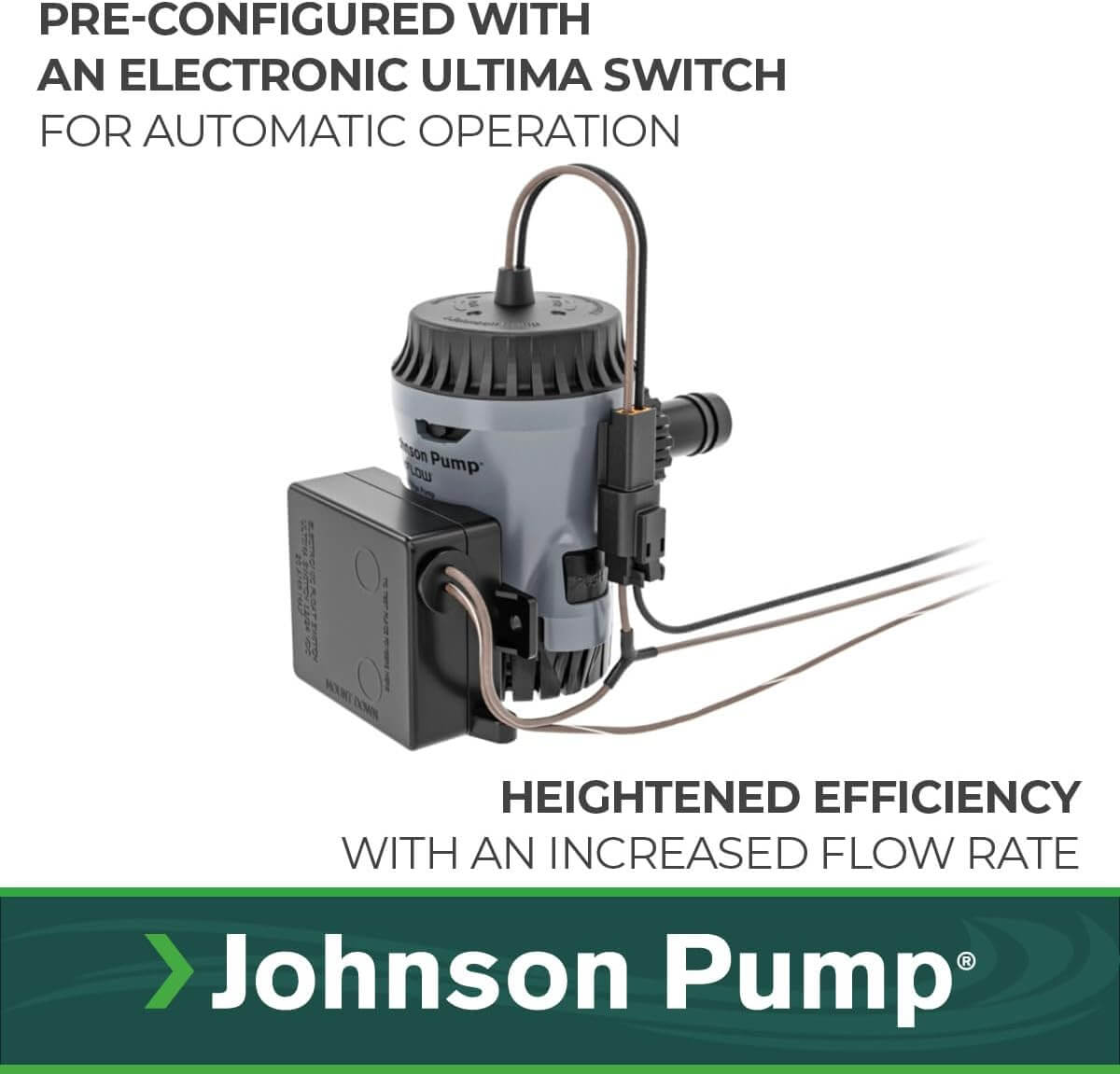 Johnson Pump Aqua Void Ultima Combo Bilge Pump 800GPH, 10-13636-01
