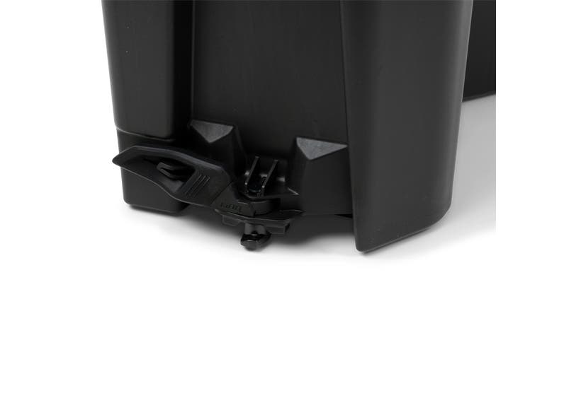 Black BRP LinQ 7.8 US Gal modular cargo box latch mechanism close-up