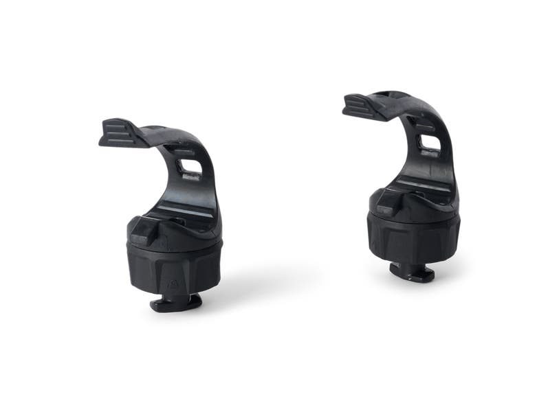 Can-Am LinQ Tool Holder set black quick-attach mounts pair view