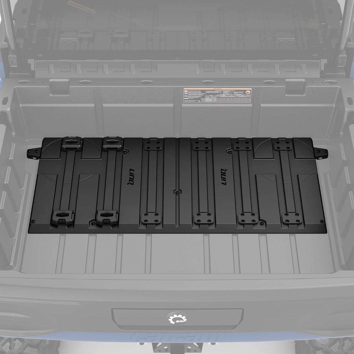 Can-Am Defender Cargo Bed Plate for Sliding LinQ