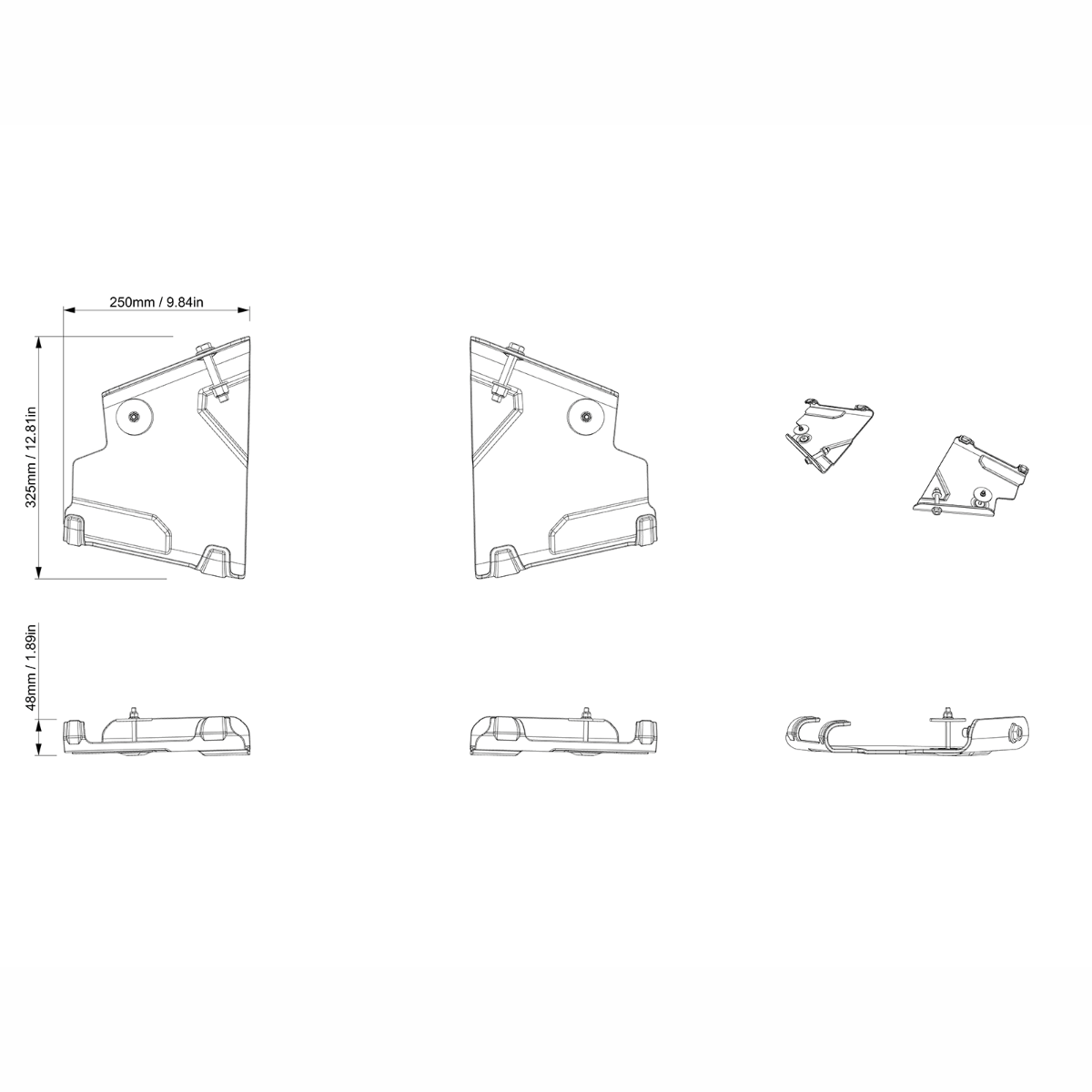 Can-Am Rear A-Arm Protectors (715010292)