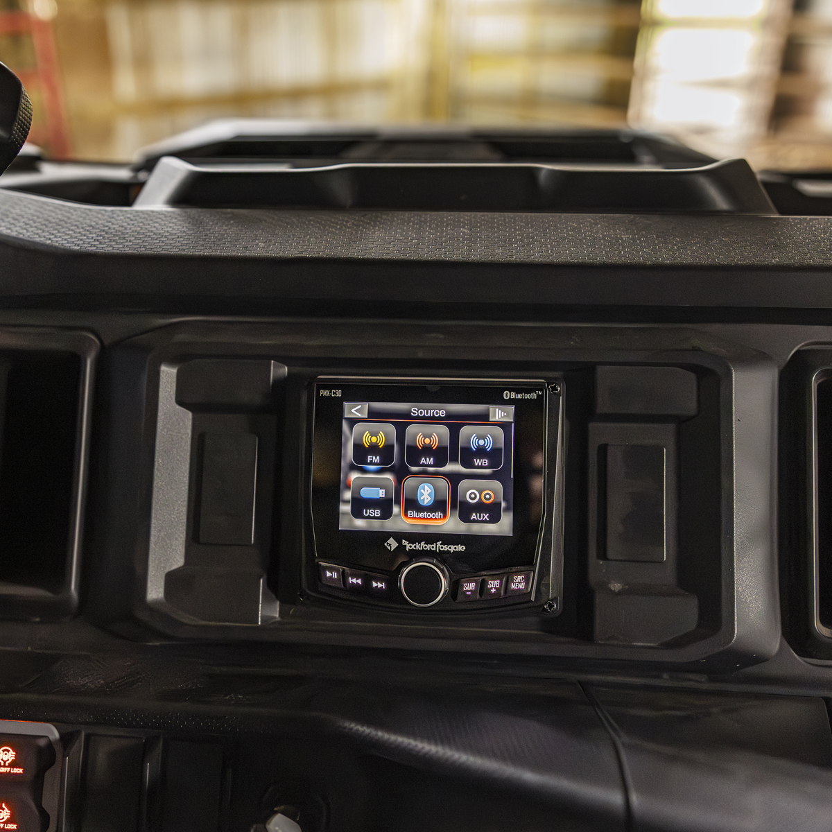 Can-Am Defender Rockford Fosgate Source Unit