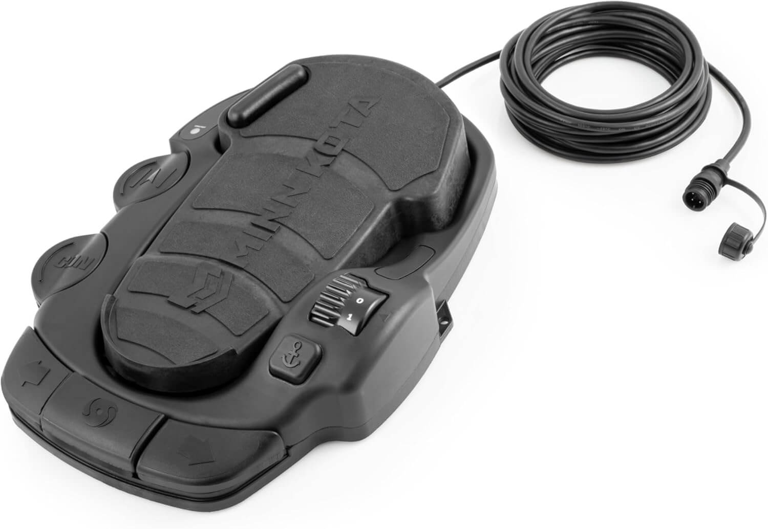 Minn Kota 1866077 Foot Pedal-Corded For Terrova / RT Terrova with 18' cable and waterproof connector plug.
