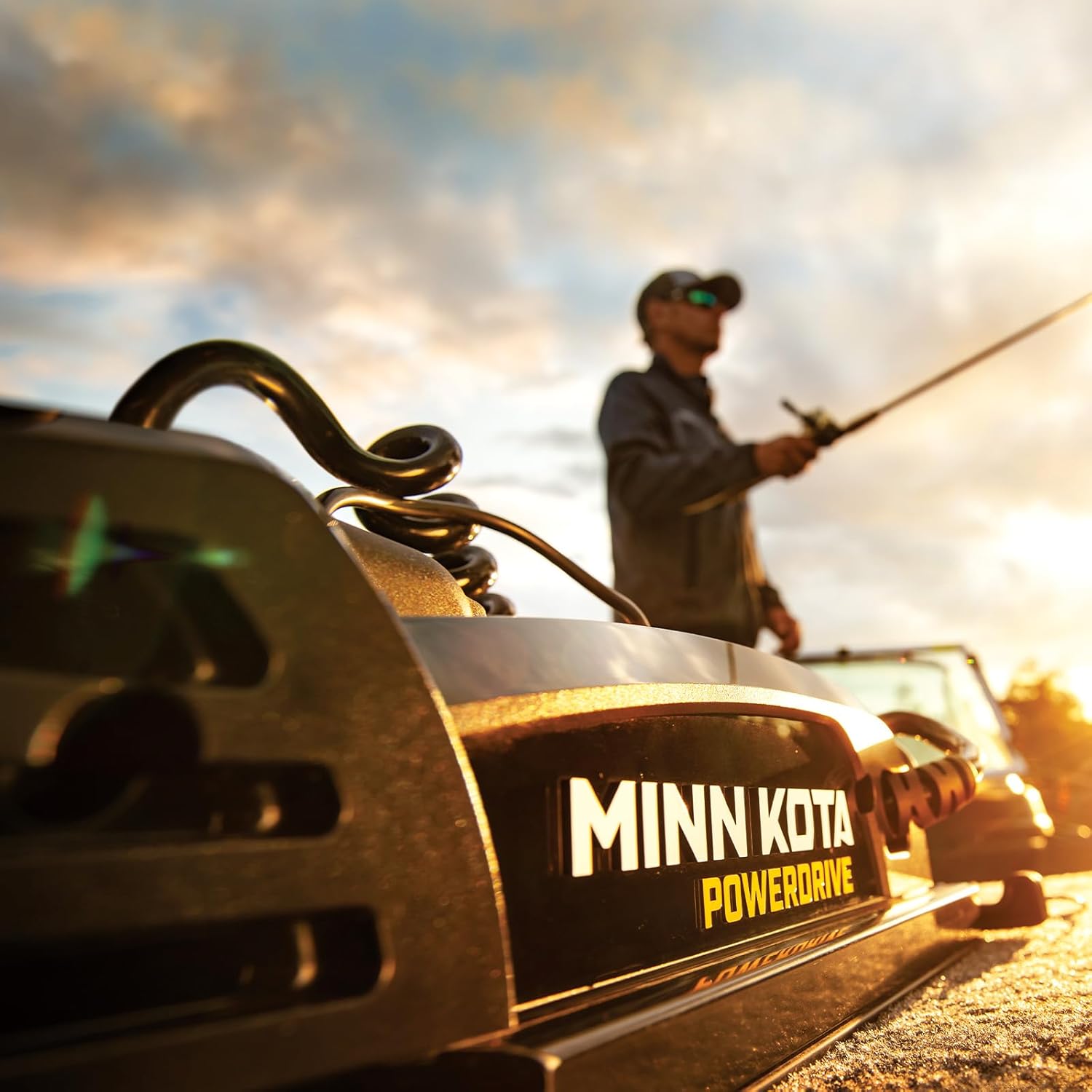 Minn Kota 1358452 Powerdrive™ Bow Mount Freshwater Trolling Motor w/Micro Remote & CHIRP Sonar, 55 lbs. Thrust, 54" Shaft, 12 Volts
