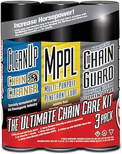 Maxima Synthetic Chain Guard Ultimate Chain Care Aerosol Combo Kit, (Pack of 3) 779203