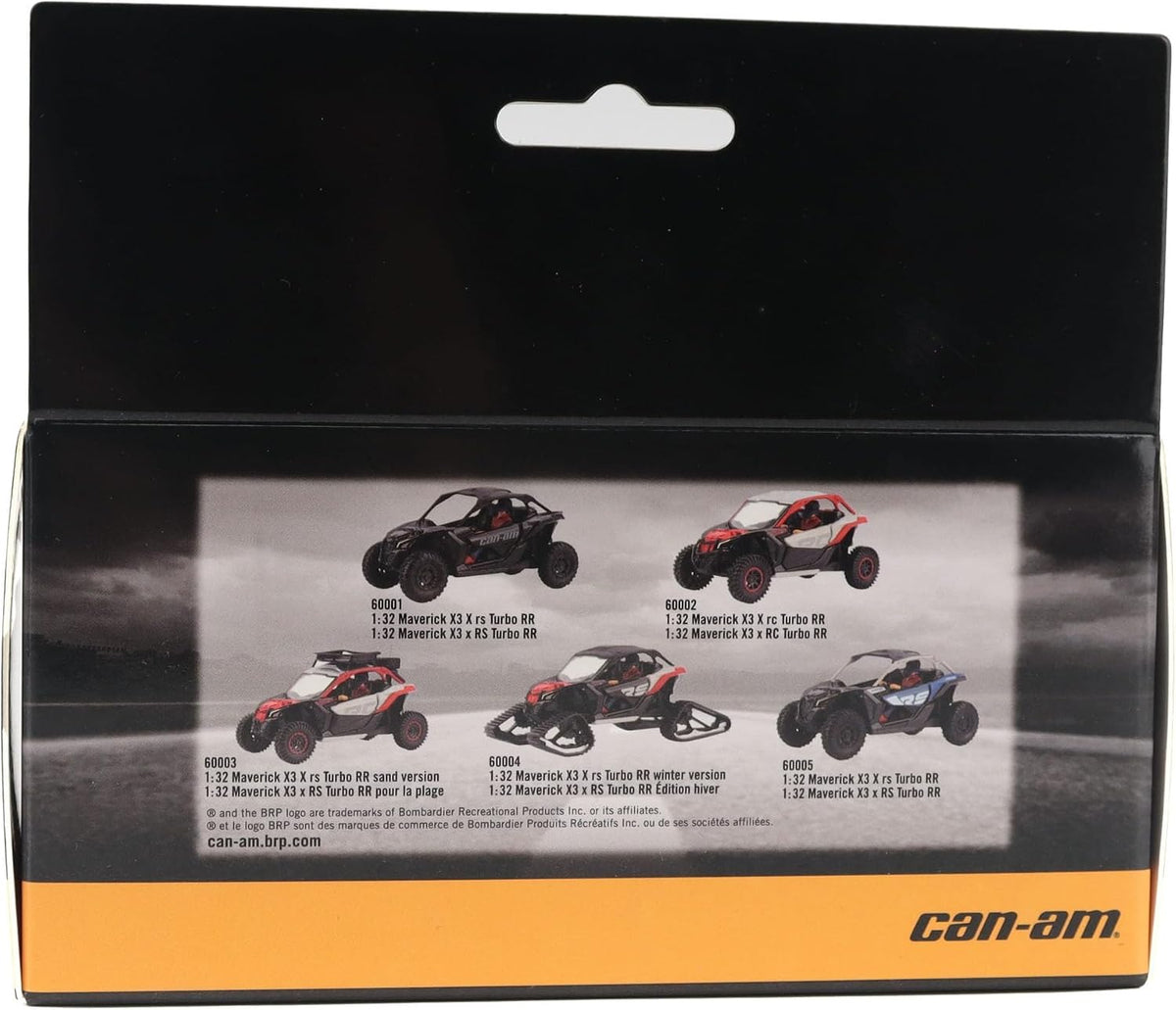 Diecast Masters Can-Am Maverick X3 X RS Turbo RR 1:32 diecast model, Triple Black #60001 – view 6