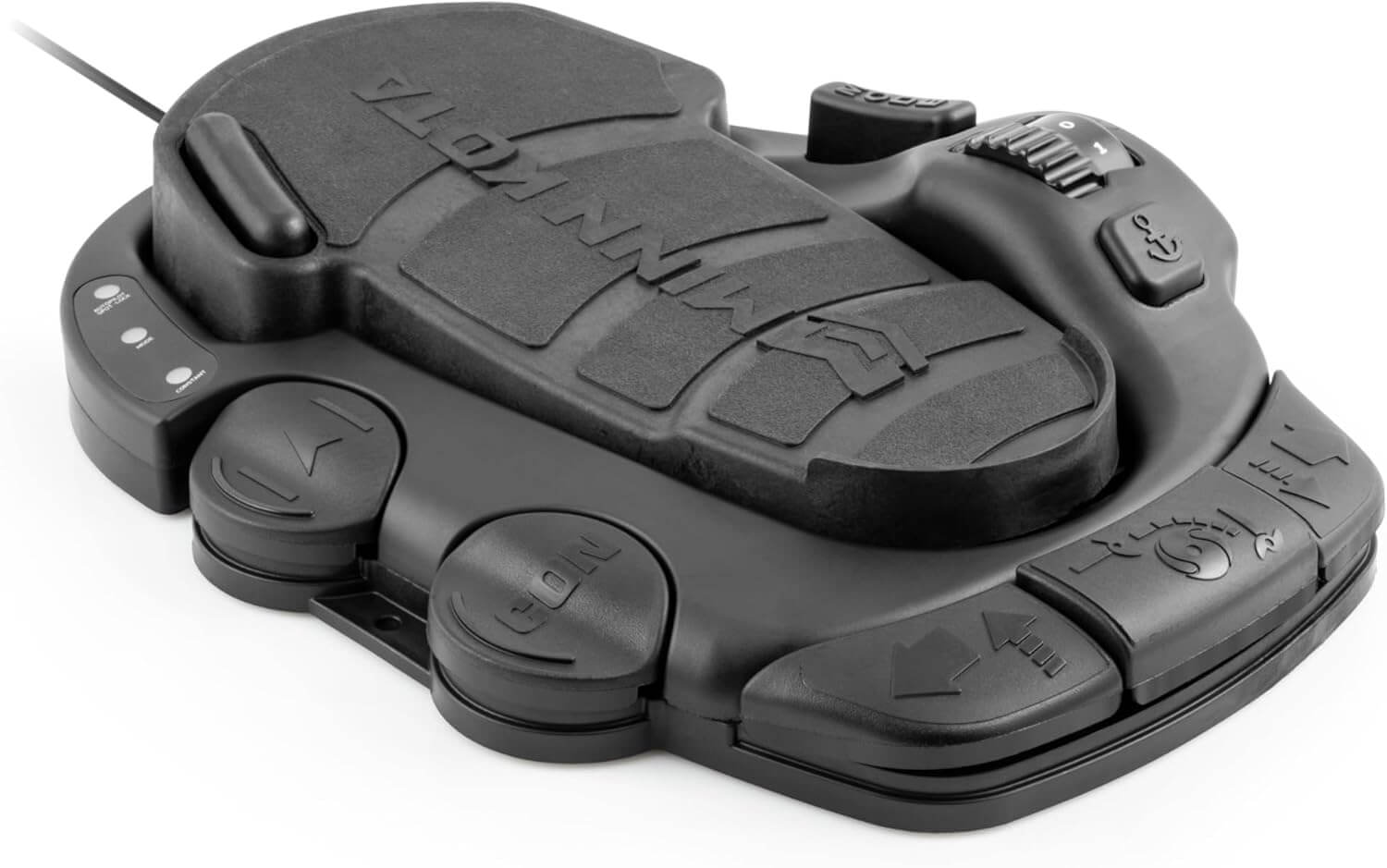 Minn Kota 1866081 Corded Foot Pedal For Ulterra / RT Ulterra with dual mode controls and waterproof design