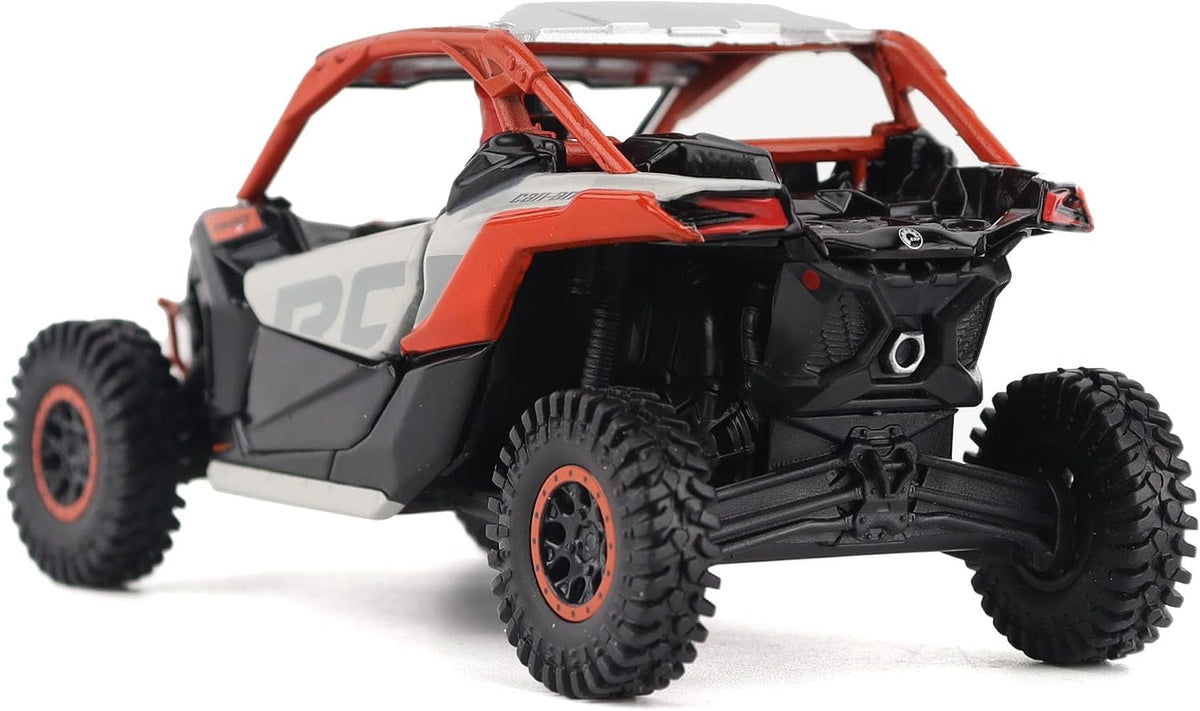Diecast Masters Can-Am Maverick X3 X RC Turbo RR 1:32 diecast model, Chalk Gray & Magma Red #60002 – view 7