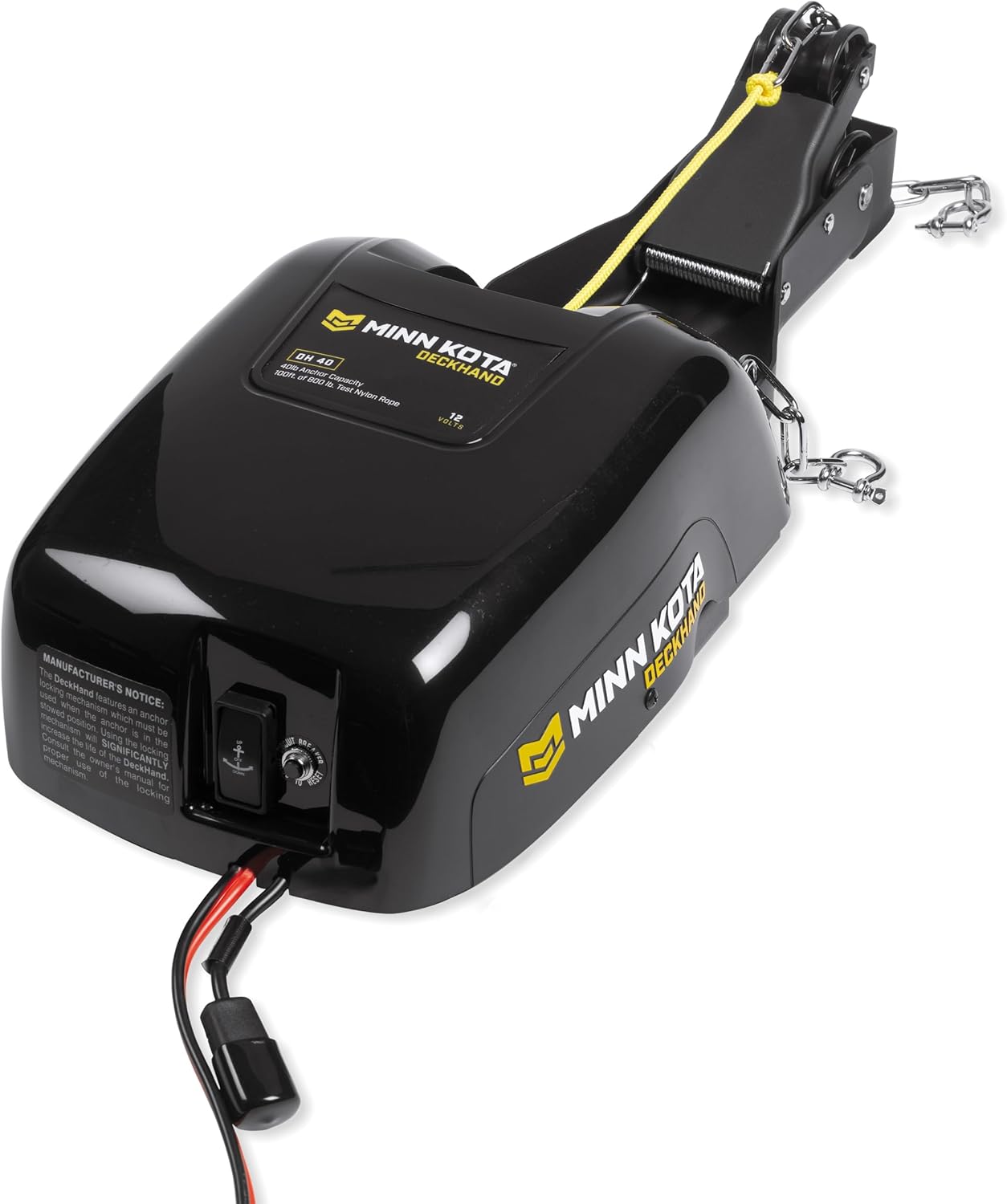 Minn Kota 1810140 DeckHand DH 40 LBS Capacity Electric Anchor Winch