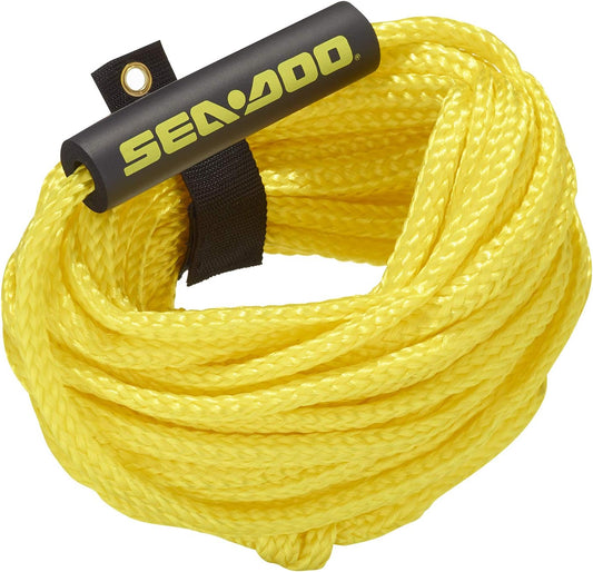 Sea-Doo Towable Tube Rope for 2 to 4 Person Tube 4100LBS, Yellow, 60'