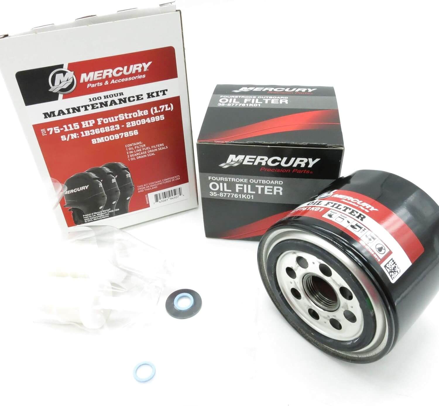 Mercury Marine 100 Hr Maintenance Kit - 75-115HP FourStroke 1.7L Outboard