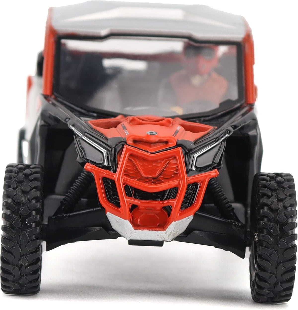 Diecast Masters Can-Am Maverick X3 X RC Turbo RR 1:32 diecast model, Chalk Gray & Magma Red #60002 – view 8