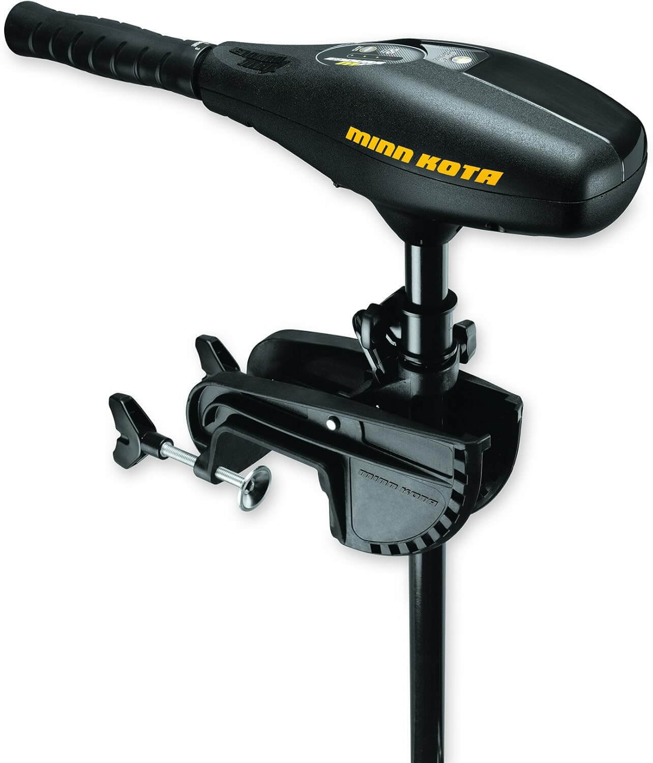 Minn Kota trolling motor on a white background