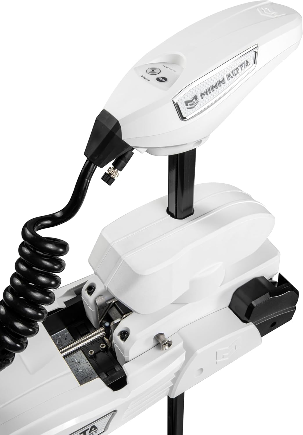 Minn Kota 1358561 Riptide Instinct Quest Series Bow Mount Saltwater Trolling Motor, 90 / 115 lbs. Thrust, 72" Shaft, 24 / 36 Volts, White w/Handheld Remote