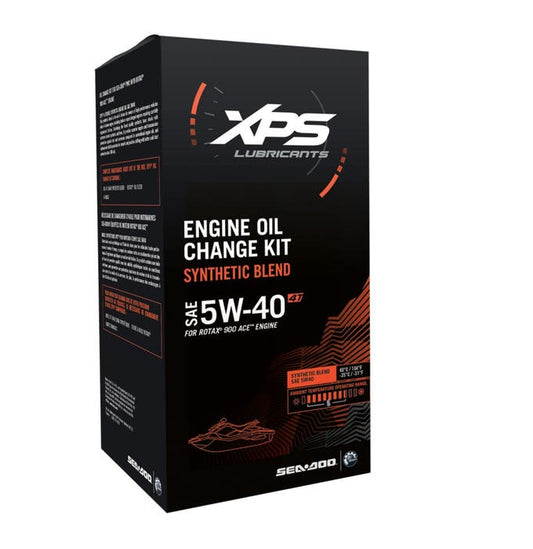 Sea-Doo 4T 5W-40 Synthetic Blend Oil Change Kit For Rotax 900 Ace Engine