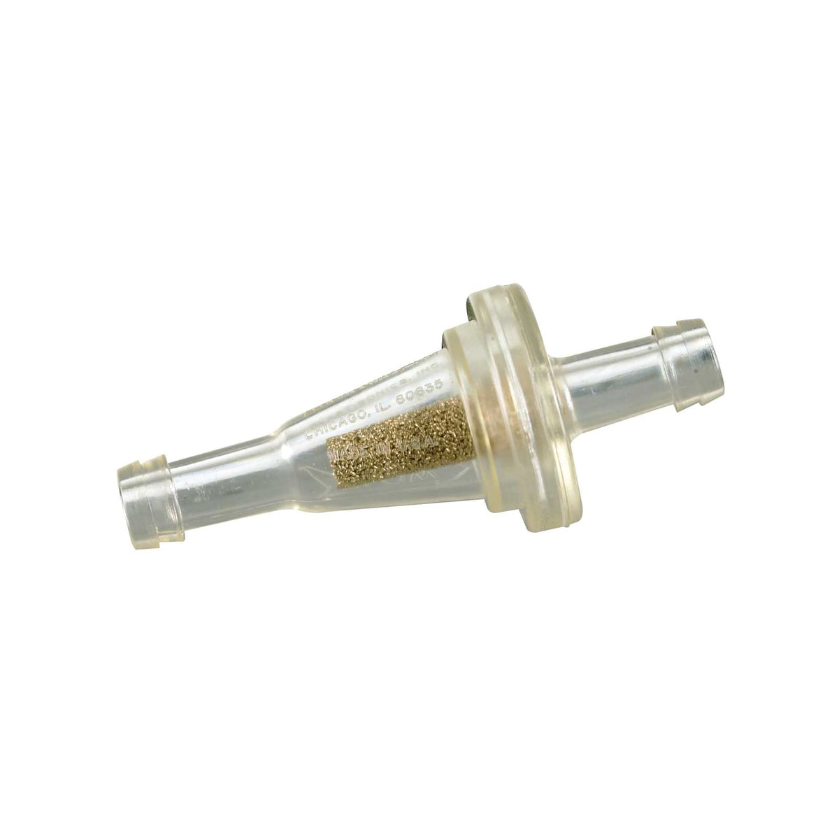 K&N 81-0221 in-line gas filter with sintered bronze element, 1/4 inch