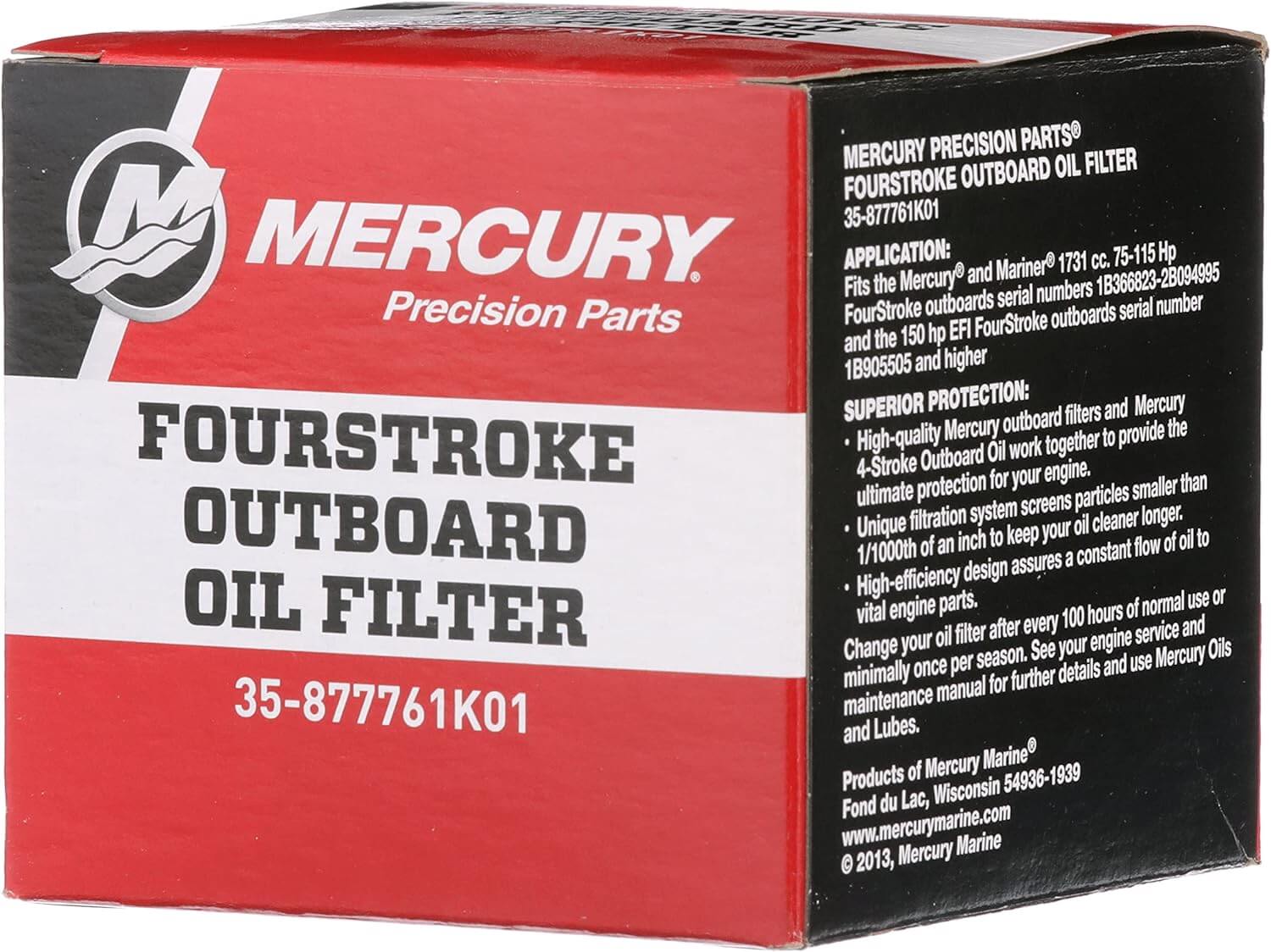 Mercury Marine Outboard 4-Stroke Oil Filter