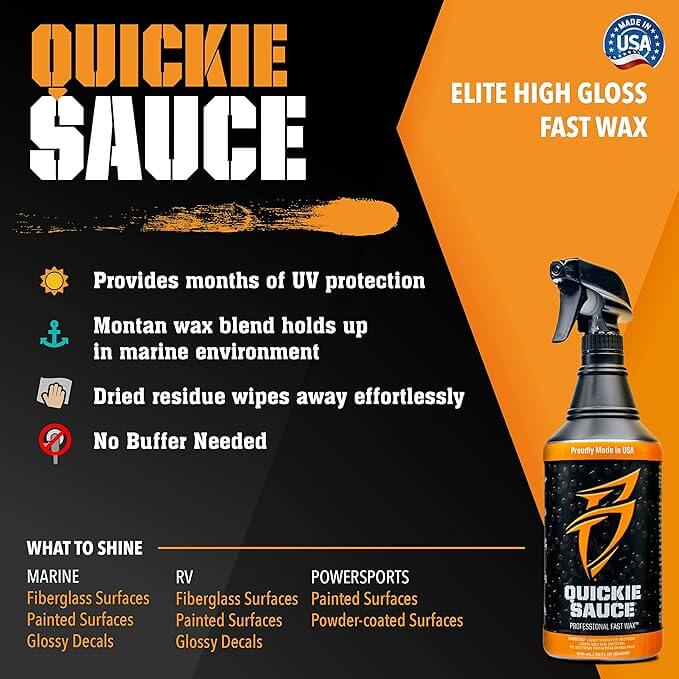 Quickie Sauce Montan Wax Blend with UV Protectant 32oz