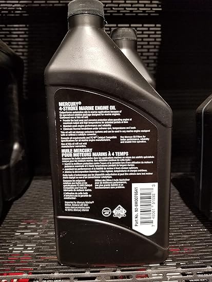 Mercury Marine 25W-40 Synthetic Blend Marine Engine Oil 1 QUART