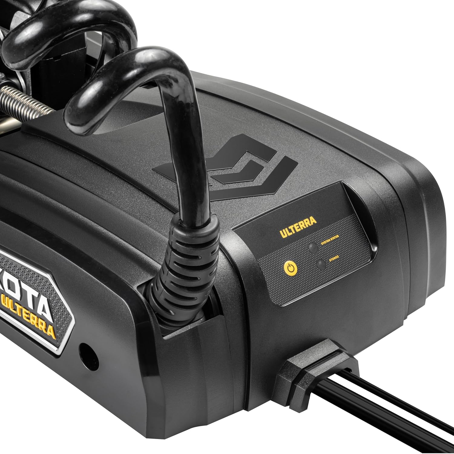 Minn Kota 1358501 Ulterra Quest Series Bow Mount Freshwater Trolling Motor, 90 / 115 lbs. Thrust, 45" Shaft, 24 / 36 Volts w/Handheld Remote, Foot Pedal & MEGA Down/Side Imaging Sonar