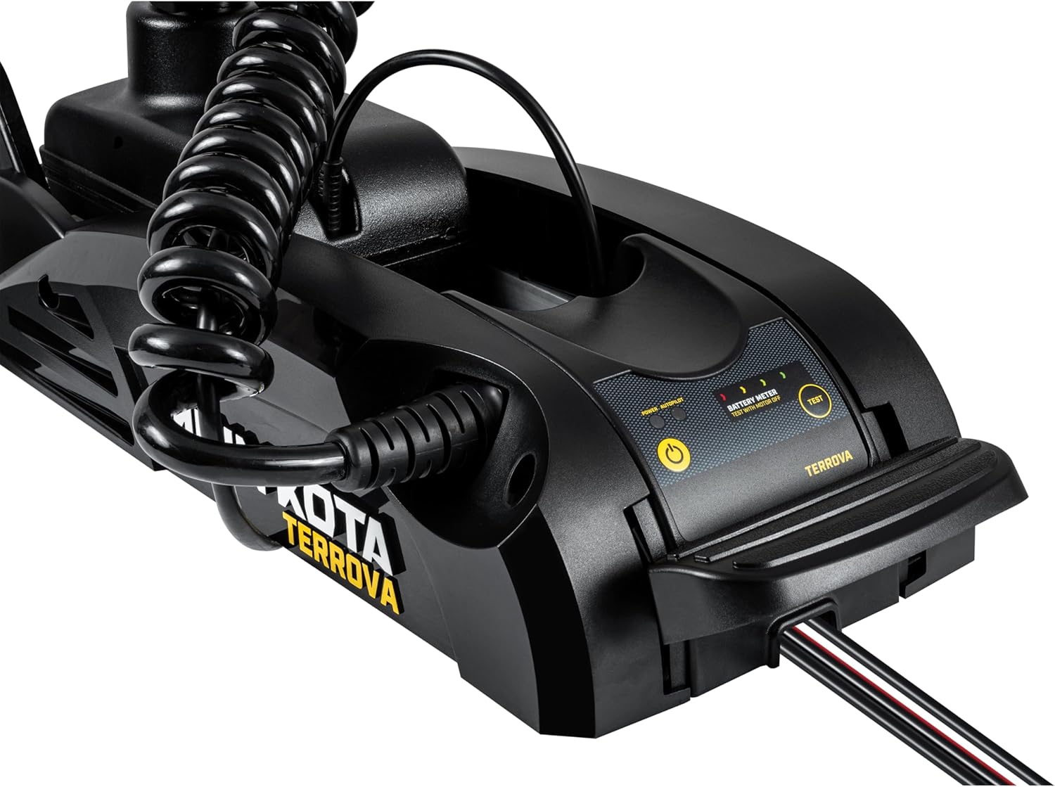 Minn Kota 1358311 Terrova® Bow Mount Freshwater Trolling Motor, 112 lbs. Thrust, 72" Shaft, 36 Volts w/Handheld Remote, Foot Pedal & Dual Spectrum CHIRP