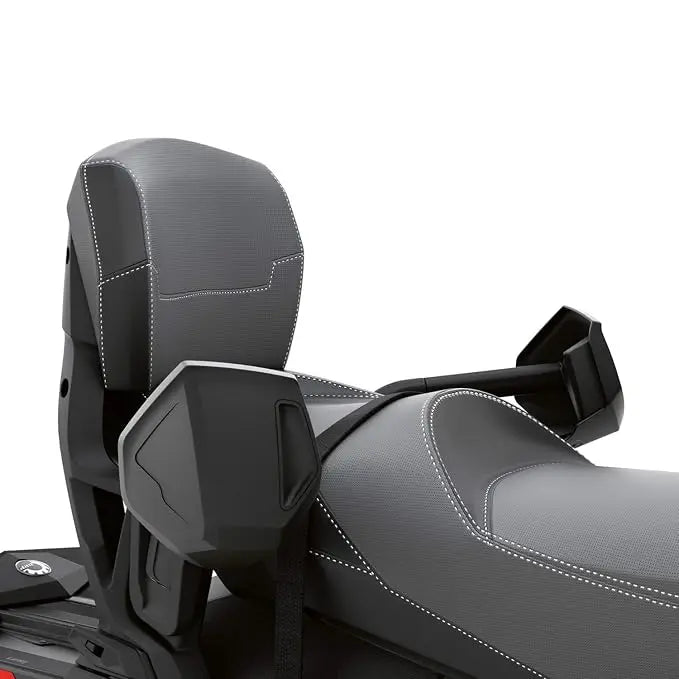 Ski-Doo Heated 1 + 1 Grips 860201456 installed on a REV Gen4 1 + 1 seat with passenger backrest