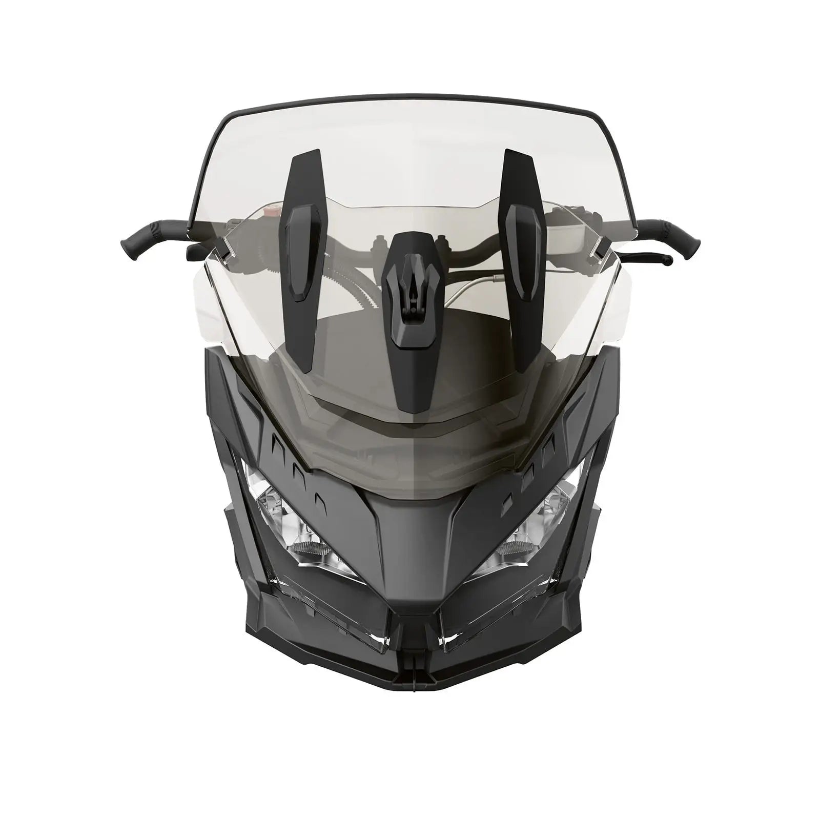 Adjustable windshield Low to Medium Smoke