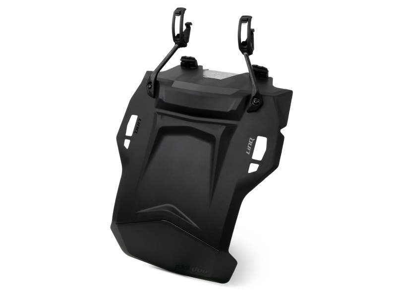 Ski-Doo LinQ lightweight snowflap extension, black, REV Gen5/Gen4 short tunnel mount