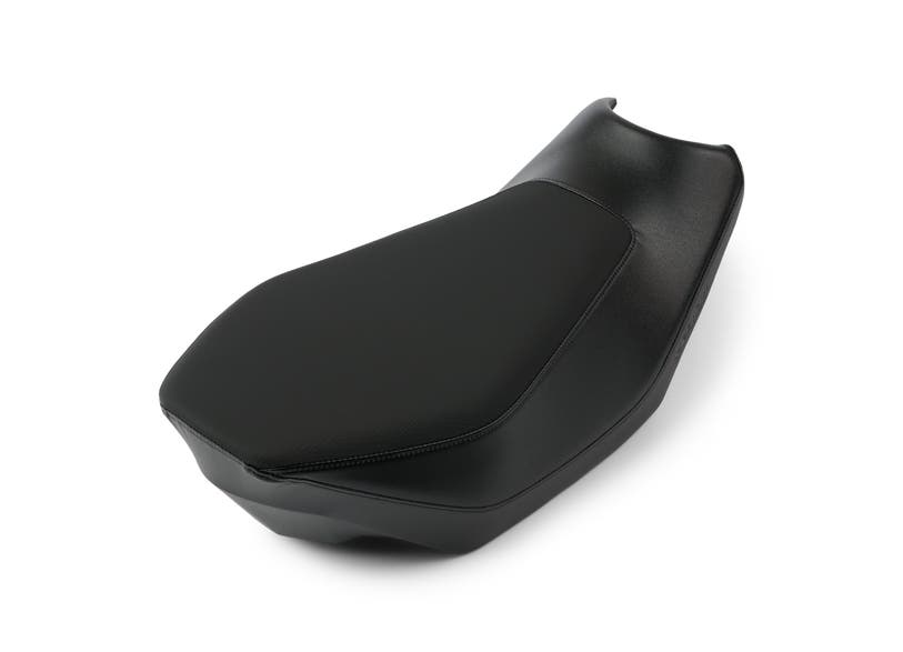 Ski-Doo Trail Wide Seat black snowmobile replacement seat angled view