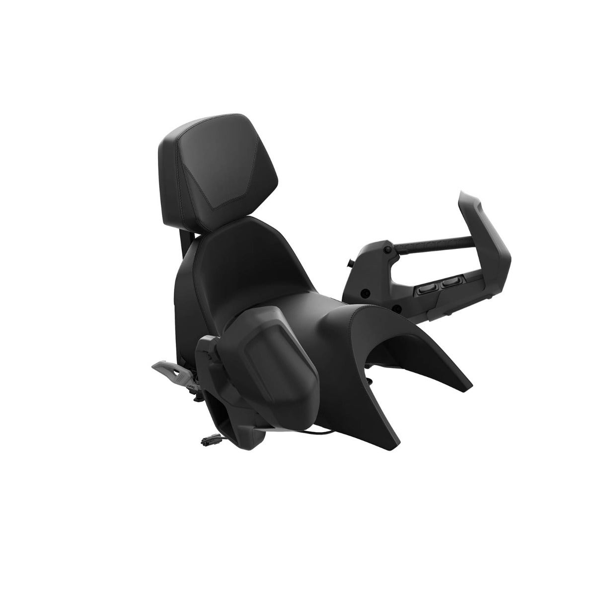 Ski-Doo Trail LinQ Passenger Premium Heated Seat in Black, 860202536, front view